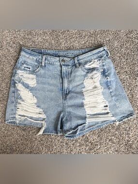 American Eagle Highly Distressed Mom Short size 10